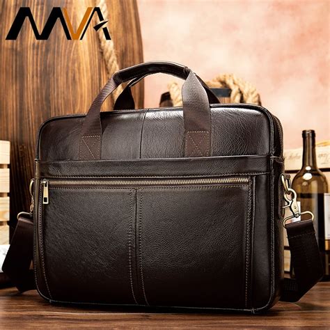 men's leather briefcases business bags.